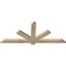 Ekena Millwork Kennewick Rough Sawn Timber Gable Bracket, Douglas Fir, 60"W x 25"H x 2"D x 4"F, 10/12 Pitch GBW060X25X0204KEN00RDF - alternate 3